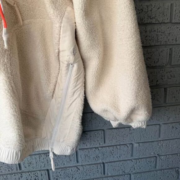 FP Movement Jacket Was She Pullover Fleece Ivory Cream Size Medium - Picture 7 of 8